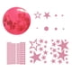thumbnail image 1 of Pegatinas luminosas Bewildely 435 piezas papel tapiz fluorescente rosa 20cm Luna, 1 of 6