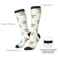 thumbnail image 6 of Salouo Mardi Gras Carnival1 Print Women's Men's Ankle Socks 1-pack Casual Athletic Socks for Unisex Adult Moisture-Wicking Socks for Daily Wear/Running/Sport, 6 of 8