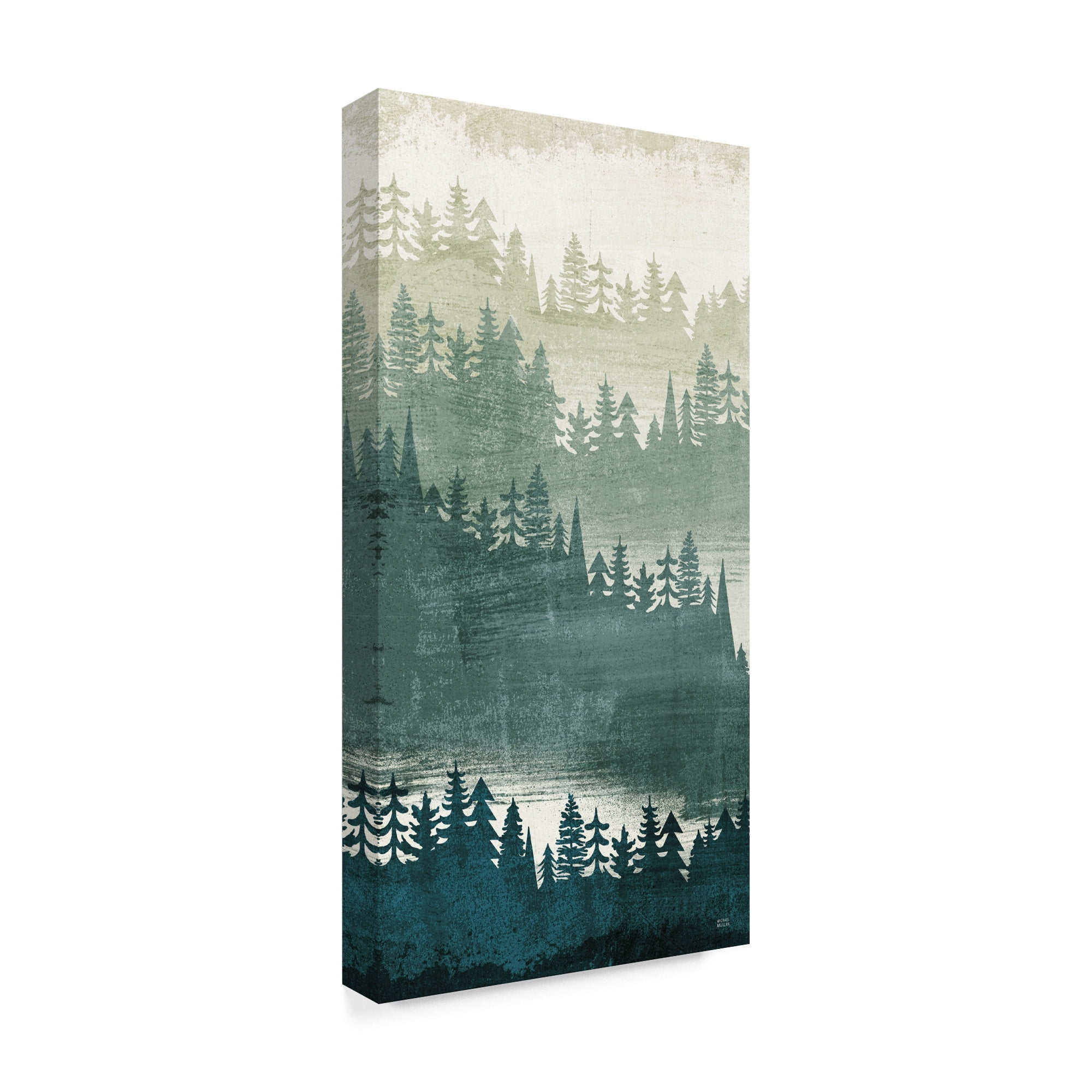 Trademark Fine Art 'Mountainscape Panel I' Canvas Art by Michael Mullan