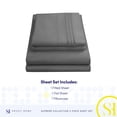 thumbnail image 4 of Juego de sábanas Sweet Home Collection 1800 Supreme Twin Grey, 4 of 6