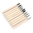 thumbnail image 4 of Wood Carving Knife,10pcs Wood Carving Knife Carpenter Tool Woodworking Gouges Smooth Operation, 4 of 14