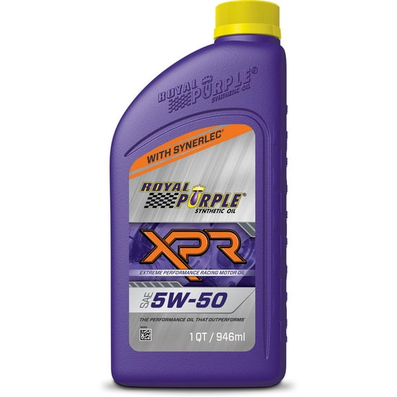 Royal Purple 01052 5W-50 XPR Extreme Performance Synthetic Racing Oil 1 Quart