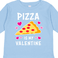 thumbnail image 4 of Inktastic Pizza is My Valentine with Hearts Boys or Girls Long Sleeve Toddler T-Shirt, 4 of 5