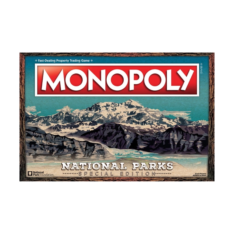 Hasbro Monopoly - National Parks 2 Edition: Explore and Preserve