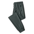 thumbnail image 7 of 2026 New Men's Ultra Stretch Ice Silk Comfort Casual Pants - Quick Drying Travel Hiking Pants Light Gray M, 7 of 7