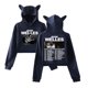 thumbnail image 1 of Jesse Welles Fear Is The Mind Killer Tour Sudadera con capucha con orejas de gato para mujer Camiseta de manga larga, 1 of 5