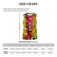 thumbnail image 4 of Naloa Colorful Tie Dye Stained Glass 1 Basketball Jersey Reversible Men's Mesh Athletic Sports Shirts Training Practice S-4XLLarge, 4 of 6
