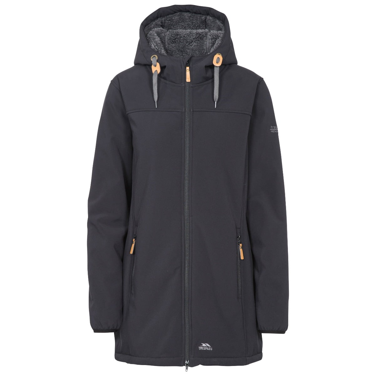 Veste Imperméable Femme Trespass Avec Polaire Sherpa Et Capuche - Protection 5000mm, Coupe-vent, 2 Poches - 9