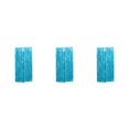 thumbnail image 4 of Decodeary Safe Foil Fringe Curtain Multiple Colors And Finger Tassels For Memorable Light Blue 3*1m 3Set, 4 of 6