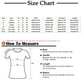 thumbnail image 5 of Babysbule Womens Tops Women Girls Plus Size Print Tees Short Sleeve Round Neck T Shirt Blouse Tops, 5 of 7