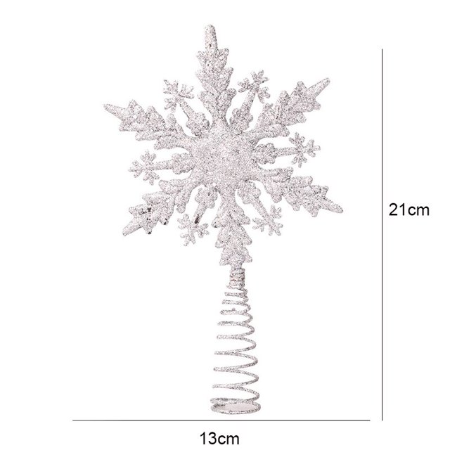 Adornos para árbol de Navidad, adornos para decoración de árbol de Navidad, estrella dorada y plateada, decoraciones navideñas para el hogar, Navidad, Año Nuevo 2023