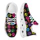 thumbnail image 1 of Zapatos de plataforma con cordones y estampado de huella de perro para mujer, de malla, con degradado, recién llegados, 1 of 6