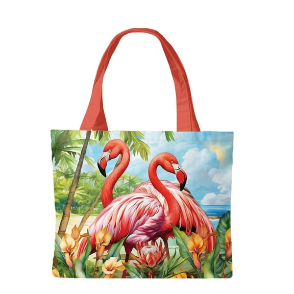 Briarwood Lane Pair of Flamingos Canvas Tote