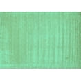 thumbnail image 1 of Ahgly Company Machine Washable Indoor Rectangle Solid Turquoise Blue Modern Area Rugs, 4' x 6', 1 of 4