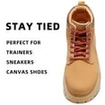 thumbnail image 5 of 2 Pair Round Reflective Rope Shoelaces Replacement Boot laces for Sneakers Boots, 5 of 7
