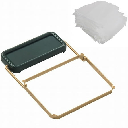 

Noarlalf Strainers Kitchen Sink Rectangular Fold Filter Kitchen Sink Filter Sink Drain Filter Fold Kitchen Drain Rack 50PCS Large Size Filtering Mesh Bags kitchen gadgets