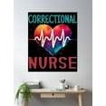 thumbnail image 2 of Correctional Nurse Poster Wall Art, Modern Wall Decor, 24x36 UNFRAMED, 2 of 3