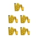 thumbnail image 2 of Cateissary Costura cinta métrica escala clara tela cuerpo regla métrica costura longitud cintura pecho medida centímetro metro amarillo Amarillo 5piezas Cateissary CBP217151, 2 of 4