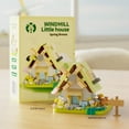 thumbnail image 4 of Windmill House Building Set with 1802Pieces Micro Building Blocks Toy Construction Model for Adults Teens Birthday Gifts, 4 of 8