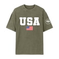 thumbnail image 2 of USA 250th Anniversary Shirt Men Patriotic USA Graphic T Shirt Casual Short Sleeve America 250 Merchandise Tee, 2 of 5