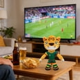 thumbnail image 6 of World Cup 2026 Mexico 4in Plush World Cup Gift Zayu The Leopard Mascot with Green Uniform, Soft Collectible Toy for Fans, 6 of 8