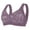 Purple, variant on Bras for Old Women Comfortable Front Closure No Underwire Support Bras Full Coverage Everyday Sleep Bras, 36B/C-46B/C