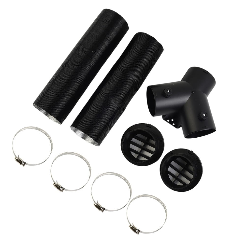 75Mm Pipe Ducting Y Piece + Warm Air-Outlet Vent + Hose Clip For Diesel-Heater Fangkenuo