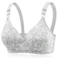 thumbnail image 3 of WCJM Up To 50% Off Bra Longline Zeal Bras Nylon,Spandex Bra Grey,38, 3 of 3