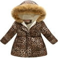 thumbnail image 1 of Veste Matelassée pour Enfants Garçons et Filles Mode Imprimé Dessin Animé Grand Garçon Col Long Veste Matelassée à Capuche, 1 of 5