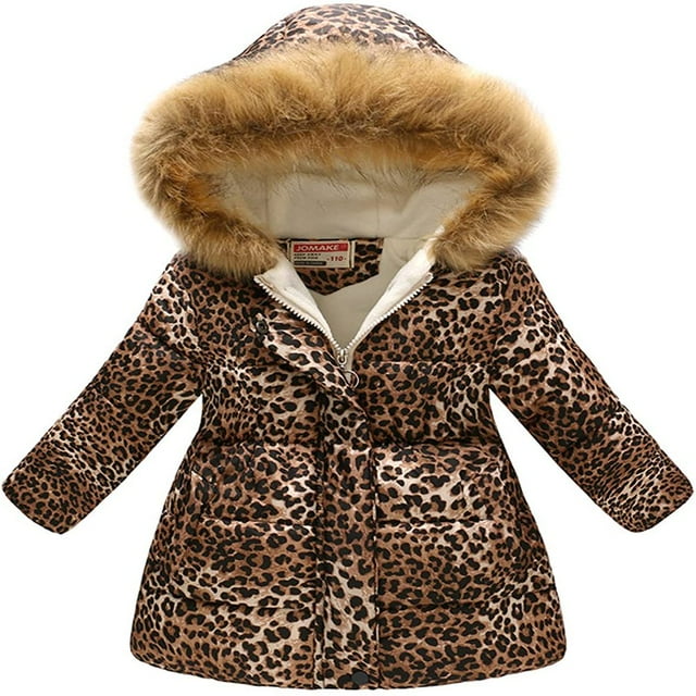 Veste Matelassée pour Enfants Garçons et Filles Imprimé Mode Dessin Animé Grand Garçon Long Col à Capuche Veste Matelassée