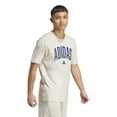 thumbnail image 3 of Men's adidas Collegiate Lineage Graphic Tee Color: Wonder Alumina Size: L, 3 of 4