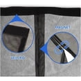 thumbnail image 7 of Black Mesh, Quick Install Mesh Magnetic Screen 40” x 85.5” - Helps Keep Bugs & Insects Out - Perfect for Single Doors Leading to your Porch or Patio - Folds for Easy Storage, 7 of 7