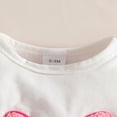 thumbnail image 5 of NOLDARES Newborn Baby Girl Fall Winter Clothes Infant Girl Outfits 0 3 6 12 18 24 Months Clothes for Girls Headband Clothing Set 3PC(Pink,12-1 M), 5 of 9