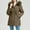 Coffee, variant on SwiftWear Women's Detachable Sleeve Parka with Faux Fur Hood, Convertible Jacket to Vest, Quilted Winter Coat with Drawstring Waist