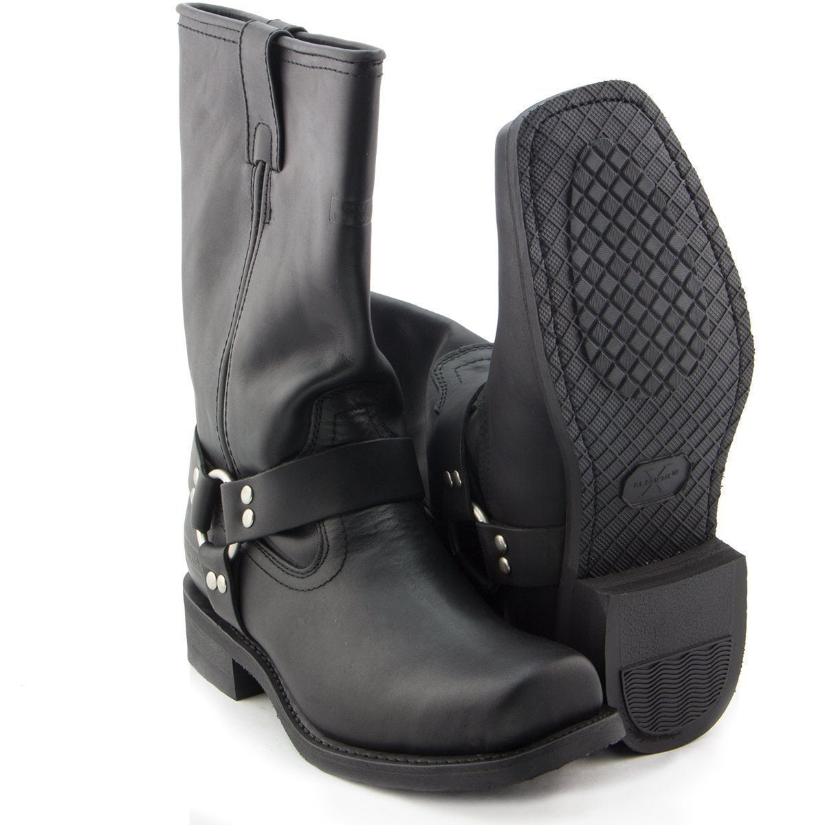 mens black motorcycle boots