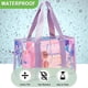 thumbnail image 4 of Bolsa de playa Fammart Iridiscente Transparente para Mujer Impermeable, 4 of 7