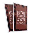 thumbnail image 4 of Pick Your Own Peaches 24" x 36" Double Sided A-Frame Sidewalk Sign Includes 2 Plastic Inserts Foldable Portable White Signicade Sandwich Board Juicy Fruits Farmer’s Market Seasonal, 4 of 6
