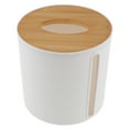 thumbnail image 3 of Roll Paper Holder Countertop Lidded Toilet Paper Box Roll Paper Dispenser, 3 of 9