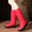 Red, variant on Women Winter Boots Warm Mid Calf Boots Slip Comfortable Lightweight Platform Down Cotton Shoes