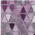 thumbnail image 4 of HomeRoots 583041 5 x 8 ft. Geometric Washable Indoor & Outdoor Rectangle Area Rug, Merlot, Purple & Lavender, 4 of 5