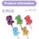 thumbnail image 3 of uds simulación de flores suculentas cabeza flocado hierba de nieve fina suministros creativos DIY plantas verdes artificiales, 3 of 6