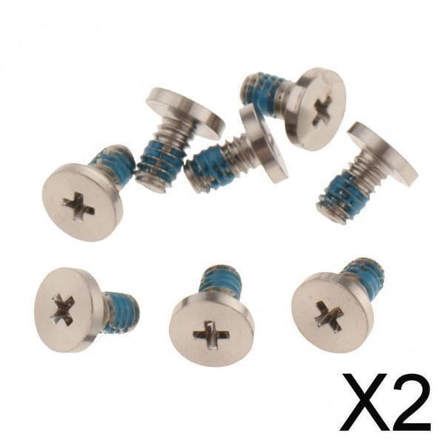 Juego de Tornillos de Carcasa Inferior de Repuesto 2x 8x para Unibody 13 Pulgadas A1342 Hugo
