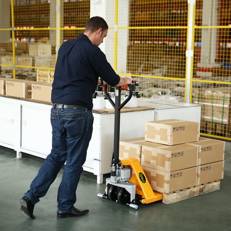 APOLLOLIFT High Lift Truck 31.5" Manual Pallet Jack 21"x45"Fork 2200lbs