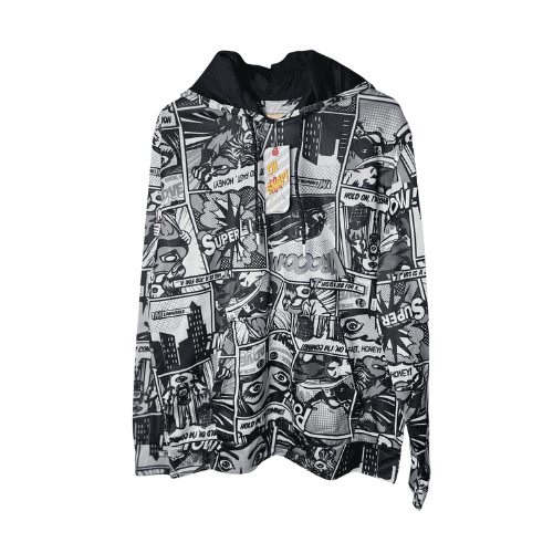 Drill Clothing Co. Oh Snap! Comic Pop Art Hoodie Pullover Size Large