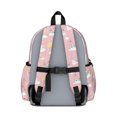 thumbnail image 3 of Unicorn and Castle Pink Pattern Backpack for School, Cute School Bag with Adjustable Shoulder Straps and Padded Back, 13.4"x11"x4.7", 3 of 5