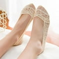 thumbnail image 2 of Chaussettes Invisibles pour Femmes avec Garniture en Dentelle - Chaussettes Pantoufles Confortables pour Talons et Tenue Décontractée, 2 of 8