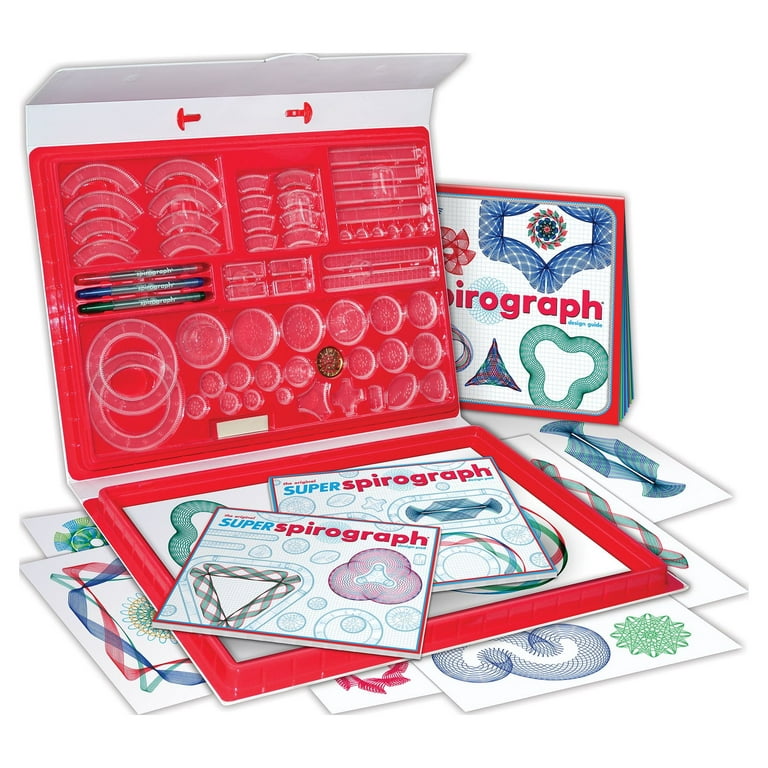 New Hasbro Spirograph Deluxe Set In Case Children's Educational Creative  Toy 8+
