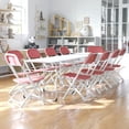 thumbnail image 2 of Kids Burgundy Plastic Folding Chair, 2 of 9