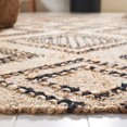 thumbnail image 4 of SAFAVIEH Natural Fiber Talbot Geometric Runner Rug, Black/Natural, 2'3" x 8', 4 of 8