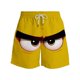 thumbnail image 3 of Pantalones Cortos de Cintura Elástica Divertidos Impresos Pantalones Cortos de Playa Secos Rápidos con Bolsillos, 3 of 5